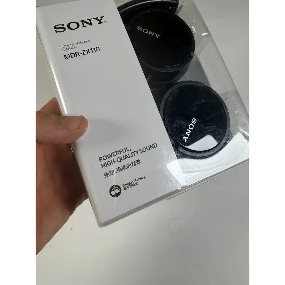 Sony MDR-ZX110 On Ear Headphones Wired-Black